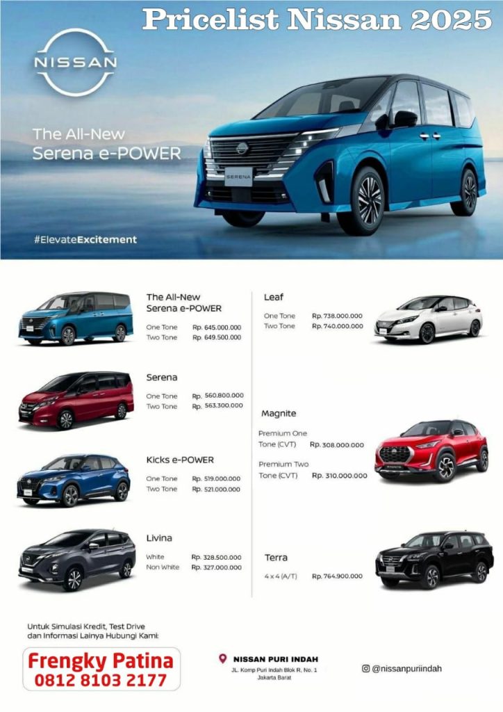 Promo Harga Nissan Jakarta-Indonesia 2025